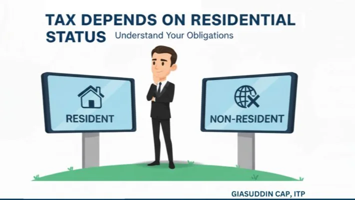 Tax Depends on Your Residential Status!