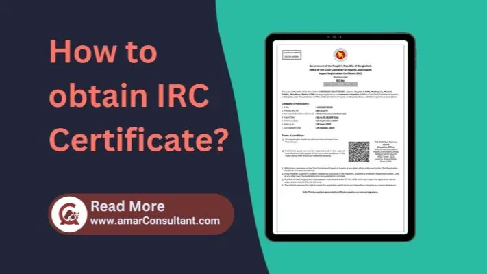 How to Obtain IRC Certificate in Bangladesh?