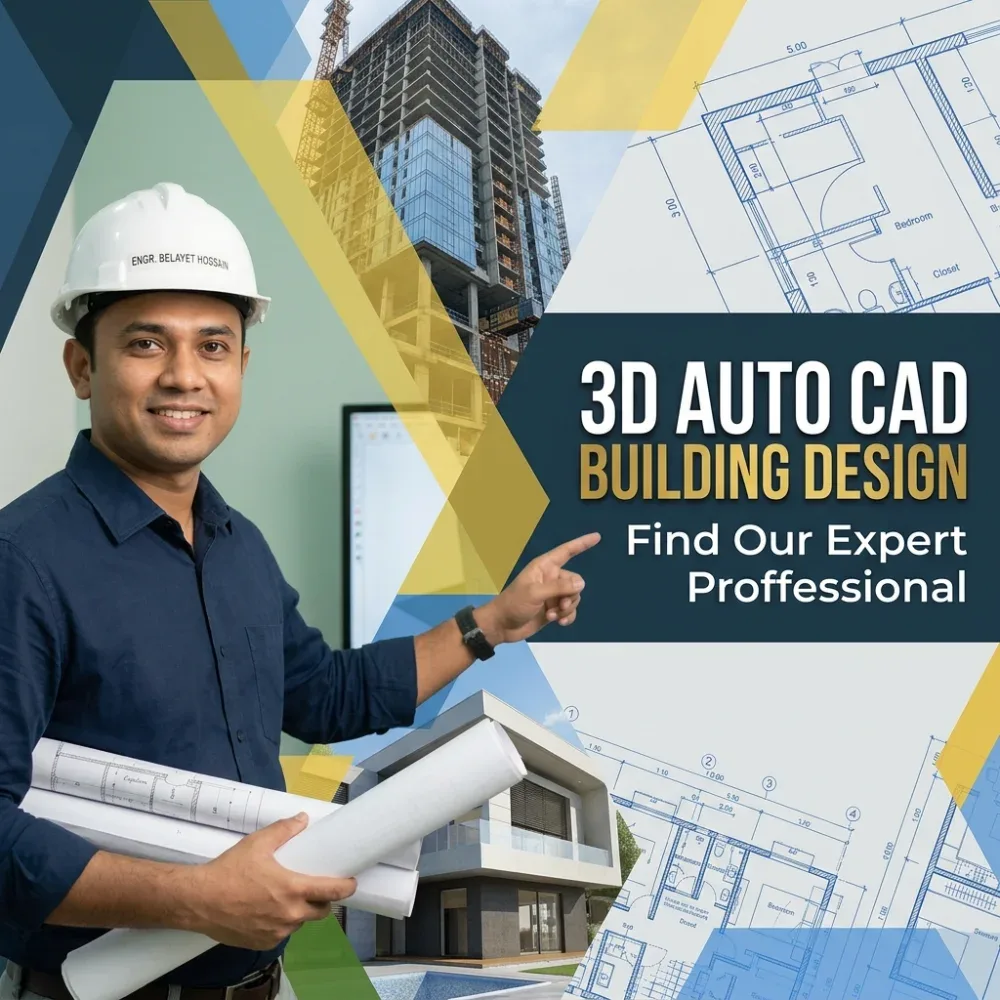 3D AutoCAD Building Design Services